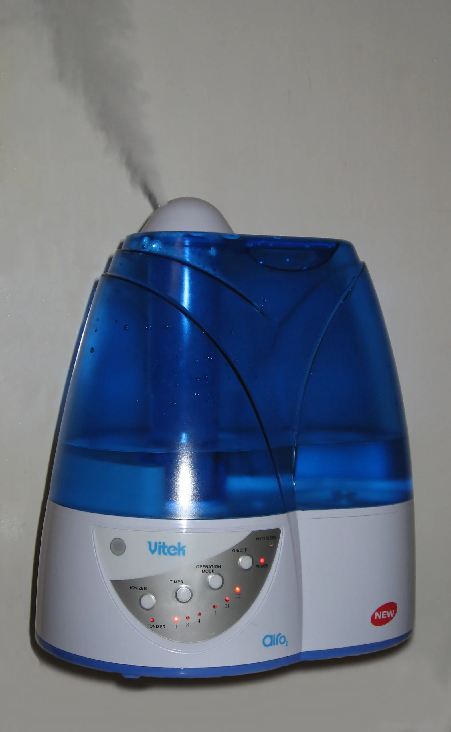 Humidificador ultrasónico con depósito (imagen ilustrativa)