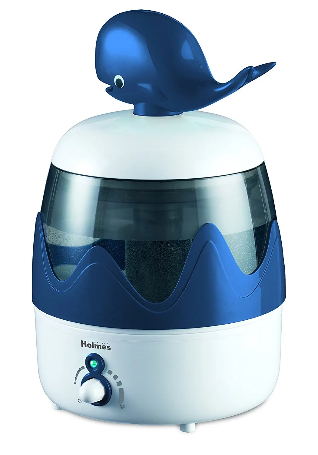 Humidificador de depósito azul (imagen ilustrativa)